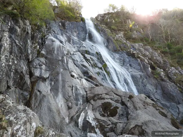 A view from Aber Falls, photographed during the visit, capturing the surrounding scenery and details.
