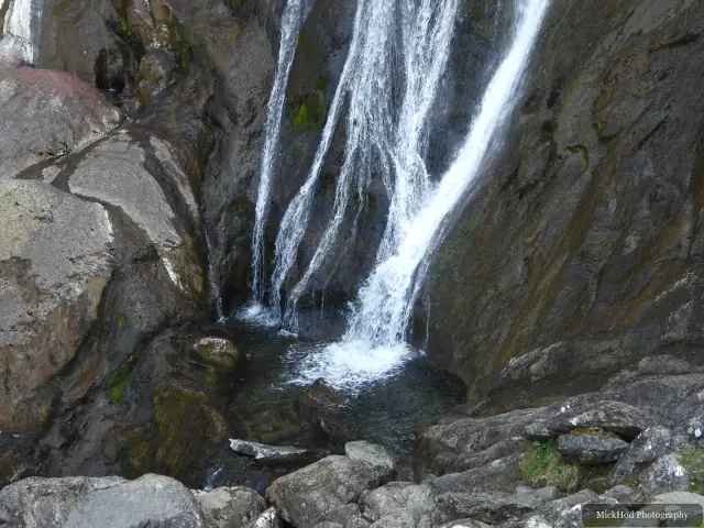 A view from Aber Falls, photographed during the visit, capturing the surrounding scenery and details.