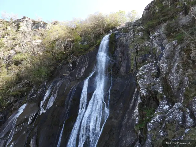 A view from Aber Falls, photographed during the visit, capturing the surrounding scenery and details.