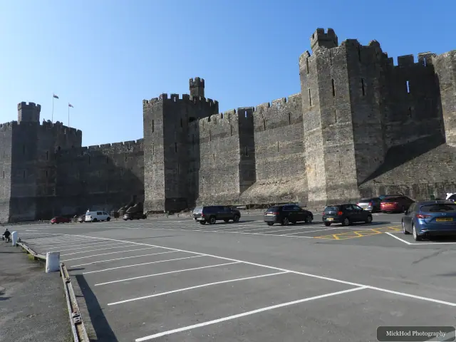 A view from Caernarfon, photographed during the visit, capturing the surrounding scenery and details.