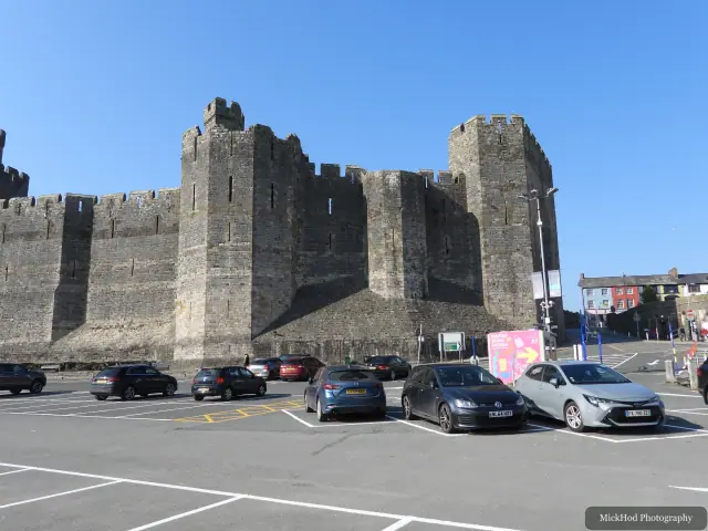 A view from Caernarfon, photographed during the visit, capturing the surrounding scenery and details.