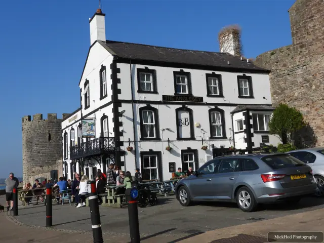 A view from Caernarfon, photographed during the visit, capturing the surrounding scenery and details.