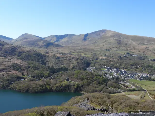 A view from Dinorwic Quarry, photographed during the visit, capturing the surrounding scenery and details.