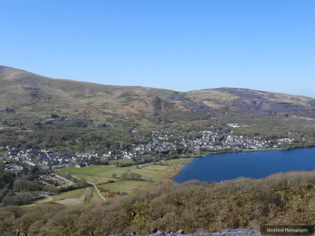 A view from Dinorwic Quarry, photographed during the visit, capturing the surrounding scenery and details.