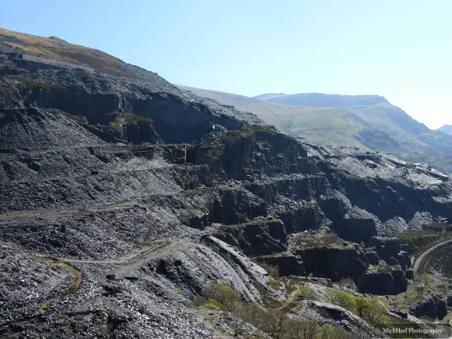 A view from Dinorwic Quarry, photographed during the visit, capturing the surrounding scenery and details.