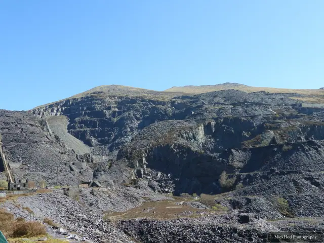 A view from Dinorwic Quarry, photographed during the visit, capturing the surrounding scenery and details.