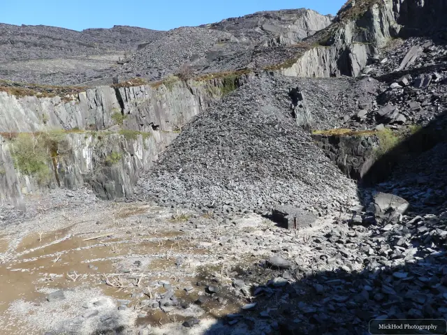 A view from Dinorwic Quarry, photographed during the visit, capturing the surrounding scenery and details.