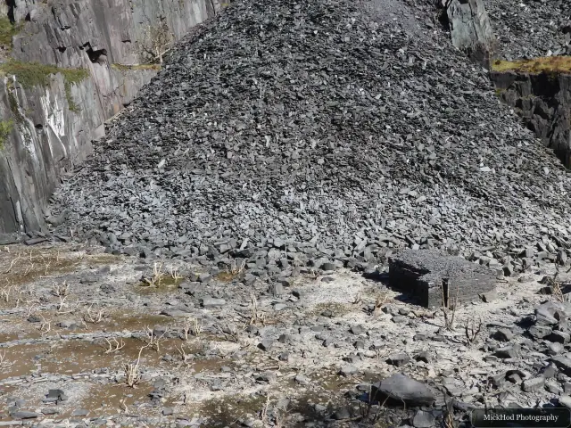A view from Dinorwic Quarry, photographed during the visit, capturing the surrounding scenery and details.