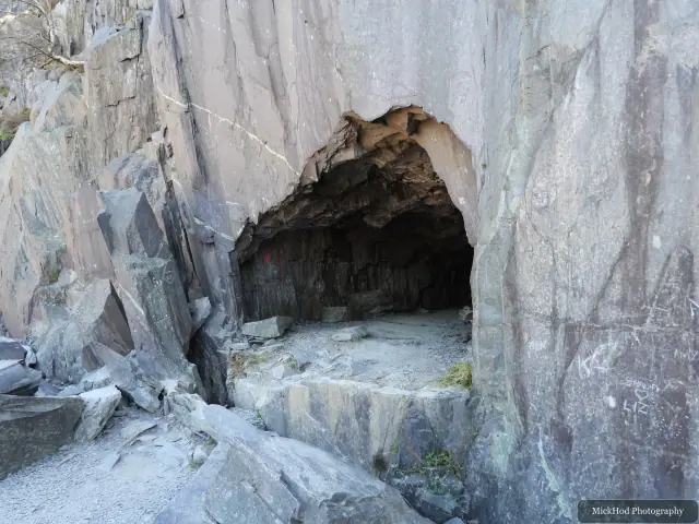A view from Dinorwic Quarry, photographed during the visit, capturing the surrounding scenery and details.
