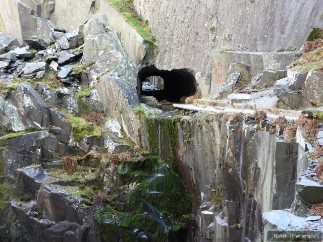 A view from Dinorwic Quarry, photographed during the visit, capturing the surrounding scenery and details.