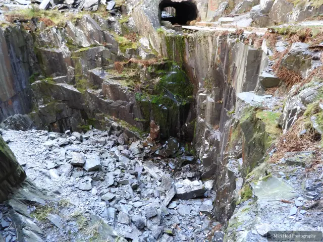 A view from Dinorwic Quarry, photographed during the visit, capturing the surrounding scenery and details.