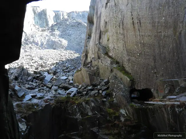 A view from Dinorwic Quarry, photographed during the visit, capturing the surrounding scenery and details.