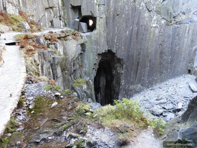 A view from Dinorwic Quarry, photographed during the visit, capturing the surrounding scenery and details.