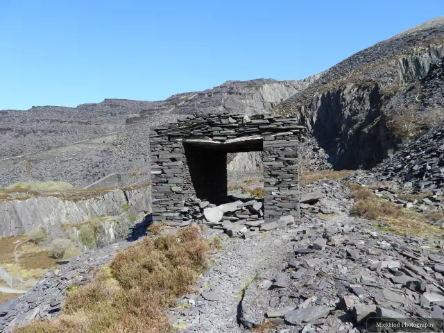 A view from Dinorwic Quarry, photographed during the visit, capturing the surrounding scenery and details.