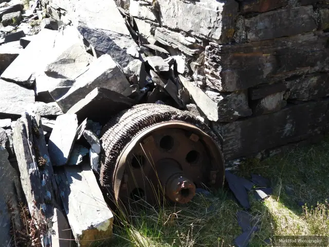 A view from Dinorwic Quarry, photographed during the visit, capturing the surrounding scenery and details.