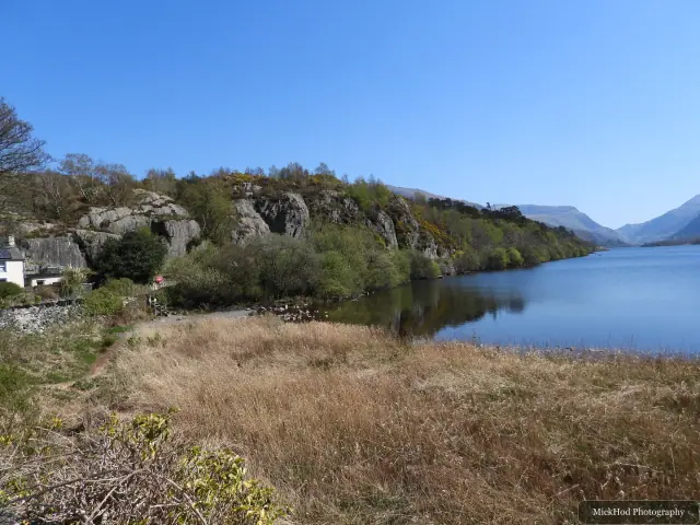 A view from Dinorwic Quarry, photographed during the visit, capturing the surrounding scenery and details.