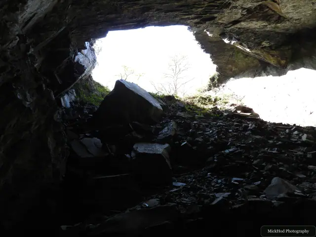 A view from Llanfair Slate Caverns, photographed during the visit, capturing the surrounding scenery and details.
