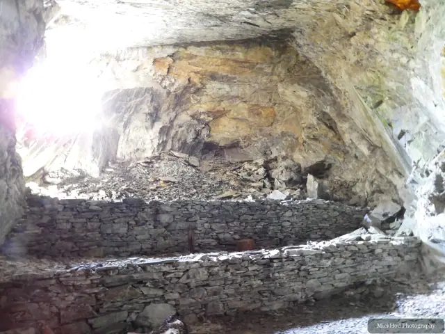 A view from Llanfair Slate Caverns, photographed during the visit, capturing the surrounding scenery and details.