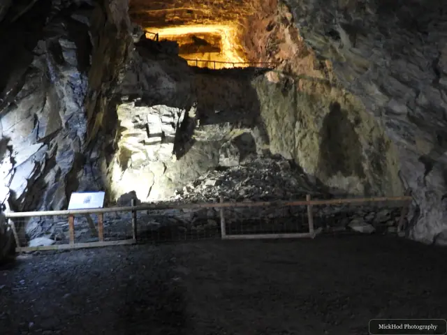 A view from Llanfair Slate Caverns, photographed during the visit, capturing the surrounding scenery and details.