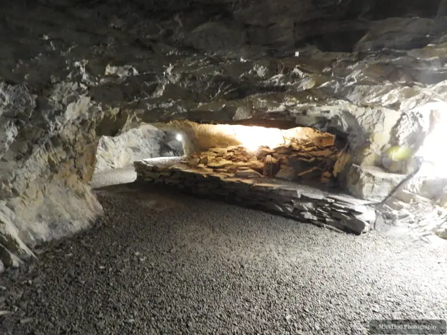A view from Llanfair Slate Caverns, photographed during the visit, capturing the surrounding scenery and details.