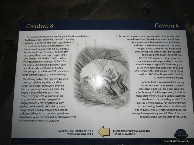 A view from Llanfair Slate Caverns, photographed during the visit, capturing the surrounding scenery and details.