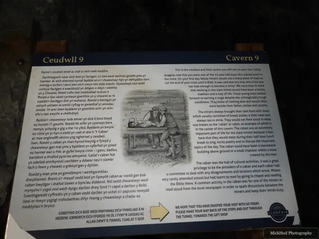 A view from Llanfair Slate Caverns, photographed during the visit, capturing the surrounding scenery and details.