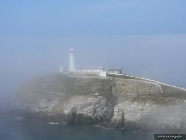 A view from South Stack Lighthouse, photographed during the visit, capturing the surrounding scenery and details.