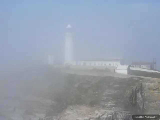 A view from South Stack Lighthouse, photographed during the visit, capturing the surrounding scenery and details.