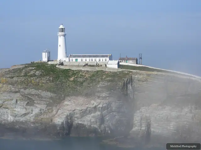 A view from South Stack Lighthouse, photographed during the visit, capturing the surrounding scenery and details.