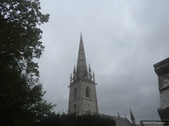 A view at St. Margaret's Church (Eglwys St Margaret), photographed during the visit.