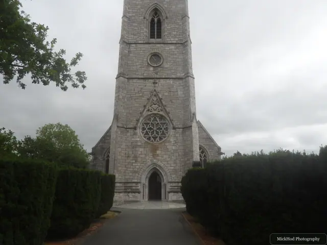 A view at St. Margaret's Church (Eglwys St Margaret), photographed during the visit.