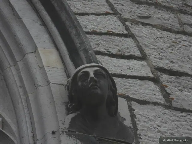 A view at St. Margaret's Church (Eglwys St Margaret), photographed during the visit.