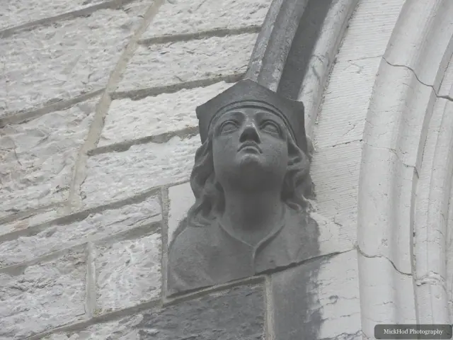 A view at St. Margaret's Church (Eglwys St Margaret), photographed during the visit.