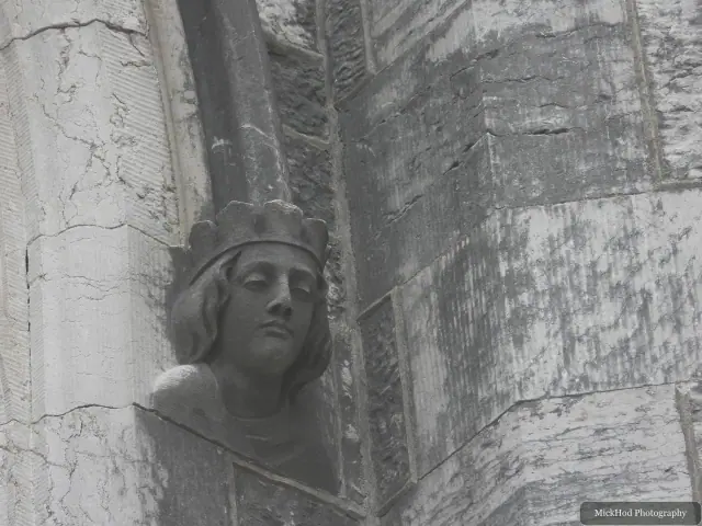 A view at St. Margaret's Church (Eglwys St Margaret), photographed during the visit.