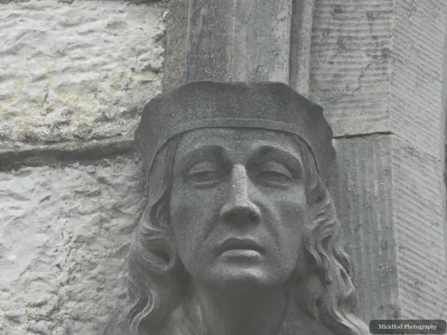 A view at St. Margaret's Church (Eglwys St Margaret), photographed during the visit.