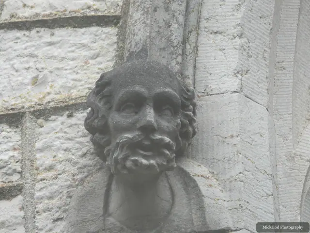 A view at St. Margaret's Church (Eglwys St Margaret), photographed during the visit.