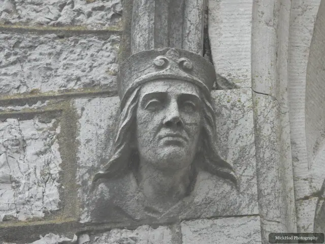 A view at St. Margaret's Church (Eglwys St Margaret), photographed during the visit.