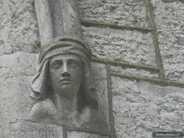 A view at St. Margaret's Church (Eglwys St Margaret), photographed during the visit.