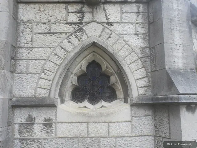 A view at St. Margaret's Church (Eglwys St Margaret), photographed during the visit.