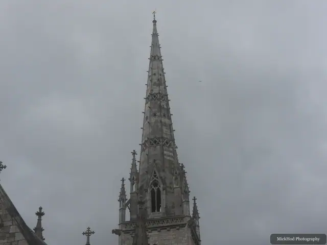 A view at St. Margaret's Church (Eglwys St Margaret), photographed during the visit.