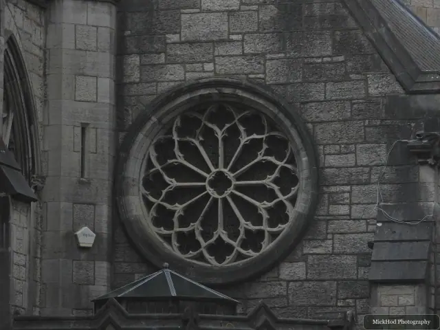 A view at St. Margaret's Church (Eglwys St Margaret), photographed during the visit.