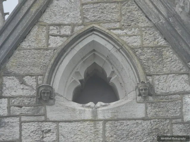 A view at St. Margaret's Church (Eglwys St Margaret), photographed during the visit.