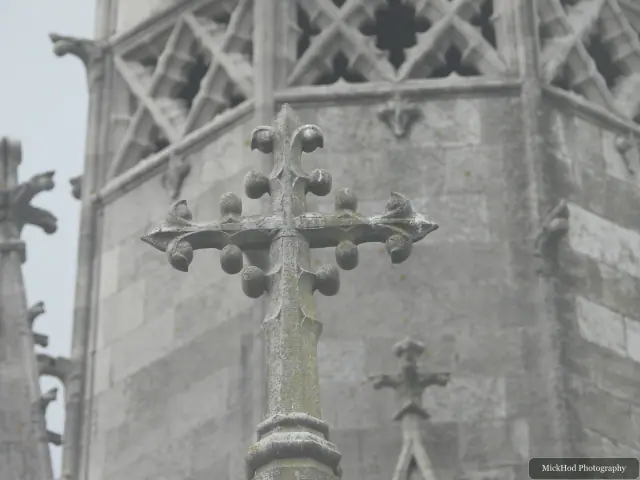 A view at St. Margaret's Church (Eglwys St Margaret), photographed during the visit.