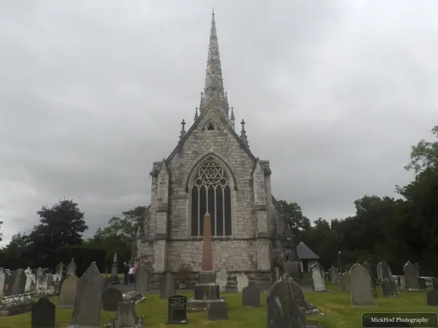 A view at St. Margaret's Church (Eglwys St Margaret), photographed during the visit.