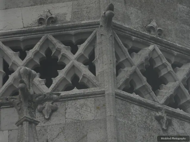 A view at St. Margaret's Church (Eglwys St Margaret), photographed during the visit.