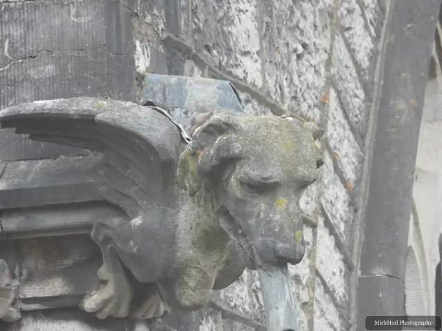 A view at St. Margaret's Church (Eglwys St Margaret), photographed during the visit.