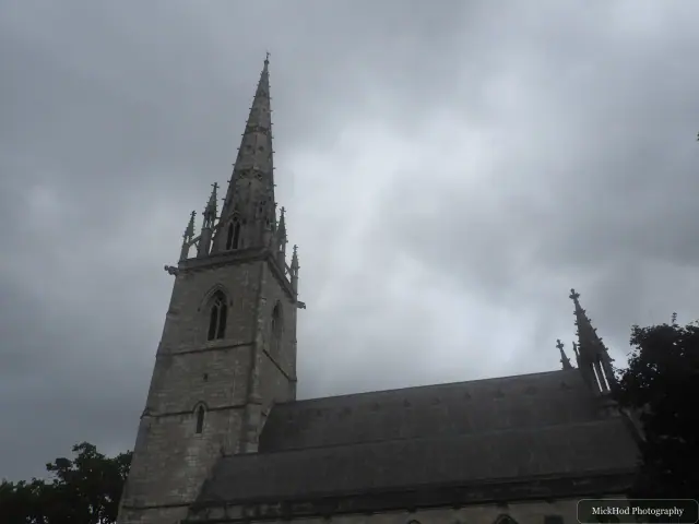 A view at St. Margaret's Church (Eglwys St Margaret), photographed during the visit.
