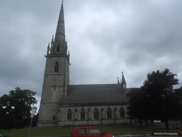 A view at St. Margaret's Church (Eglwys St Margaret), photographed during the visit.