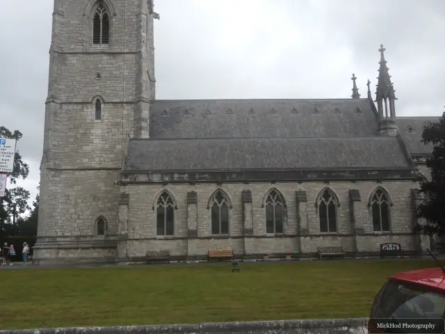 A view at St. Margaret's Church (Eglwys St Margaret), photographed during the visit.