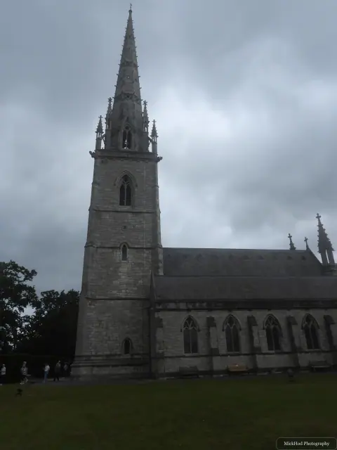 A view at St. Margaret's Church (Eglwys St Margaret), photographed during the visit.